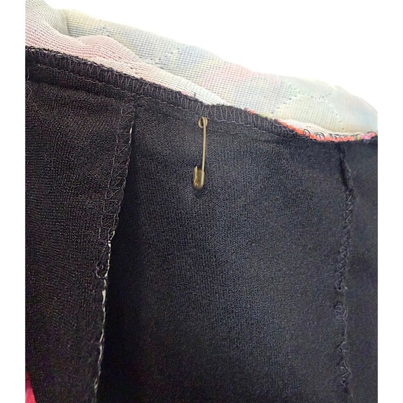 Vintage Boho Quilted Long Sleeve Maxi Dress ILGWU - Picture 13 of 16